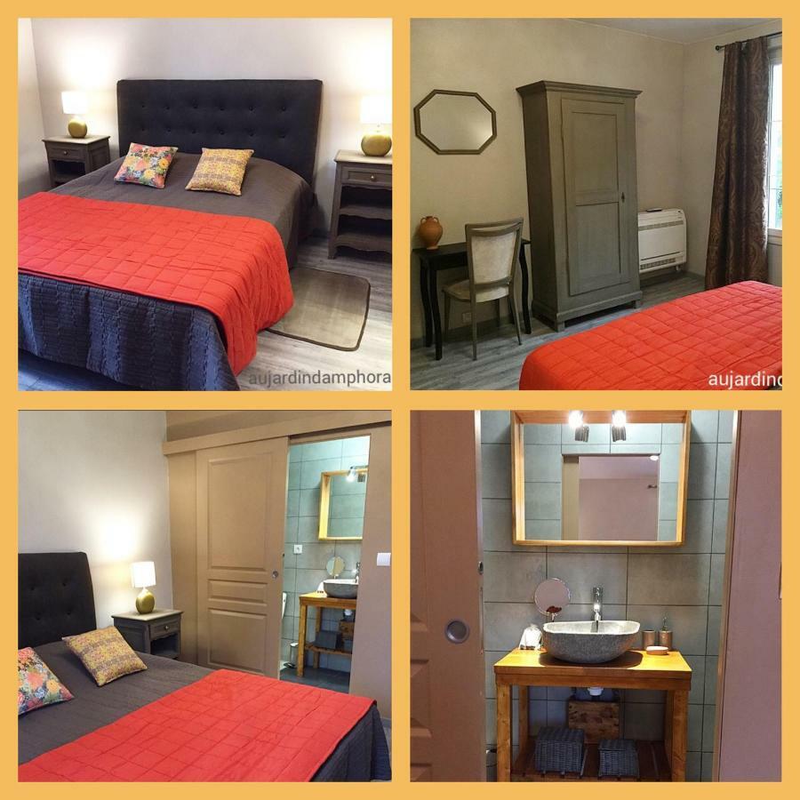 Bed and Breakfast Au Jardin D'Amphora Ginestas Esterno foto